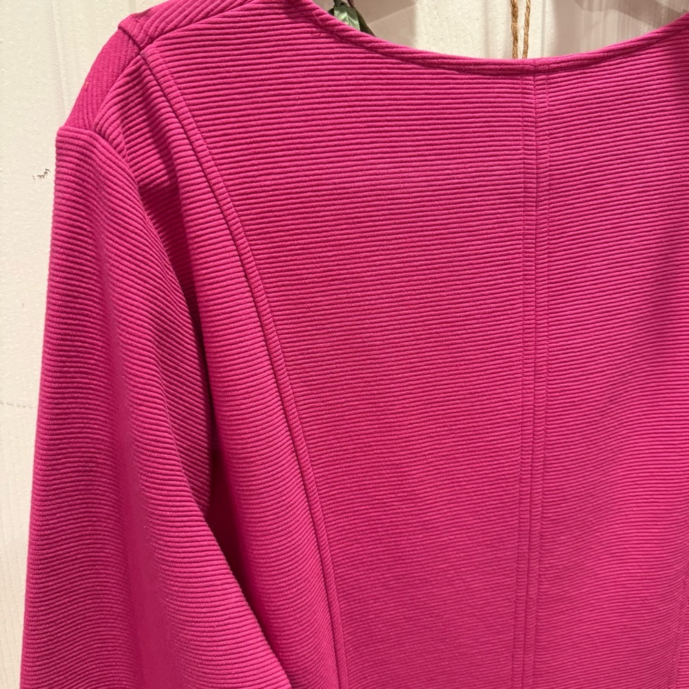 Boden Hot Pink Long Sleeve Dress - Picture 8 of 8